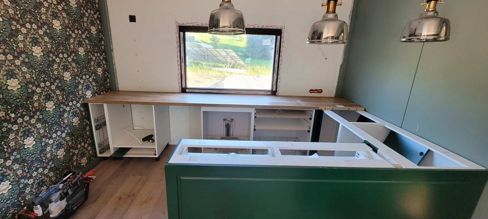 Virtuvės surinkimas ir montavimas prieš